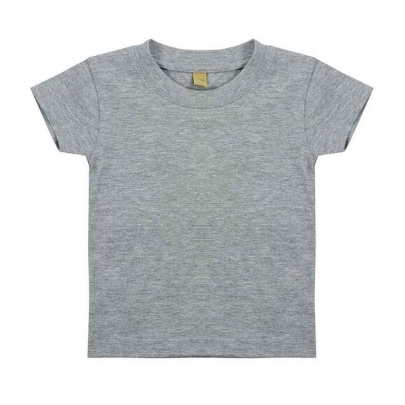 Larkwood Baby Plain T-Shirt / Heather Grey - Picture 1 of 2
